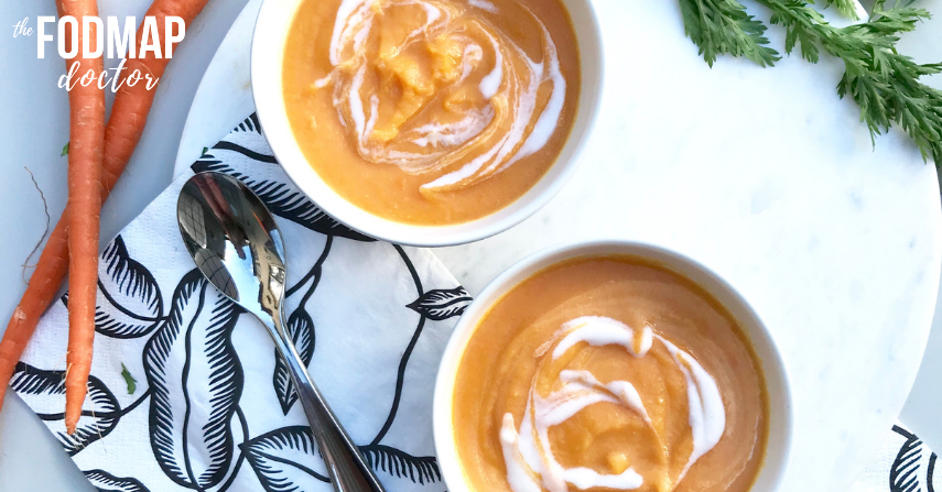 Low FODMAP Carrot Ginger Soup