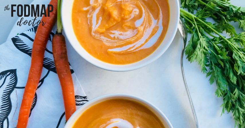 Low FODMAP Carrot Ginger Soup