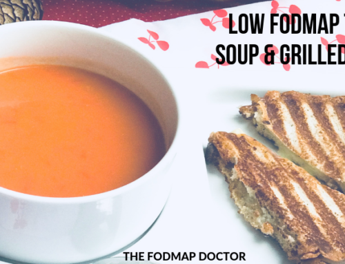 Low FODMAP Tomato Soup & Grilled Cheese